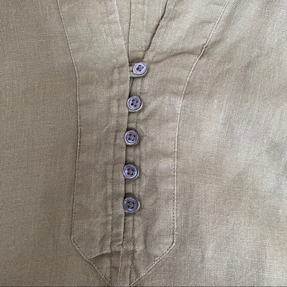 [J. Jill] Love Linen Button Up Shirt - Picture 2 of 8